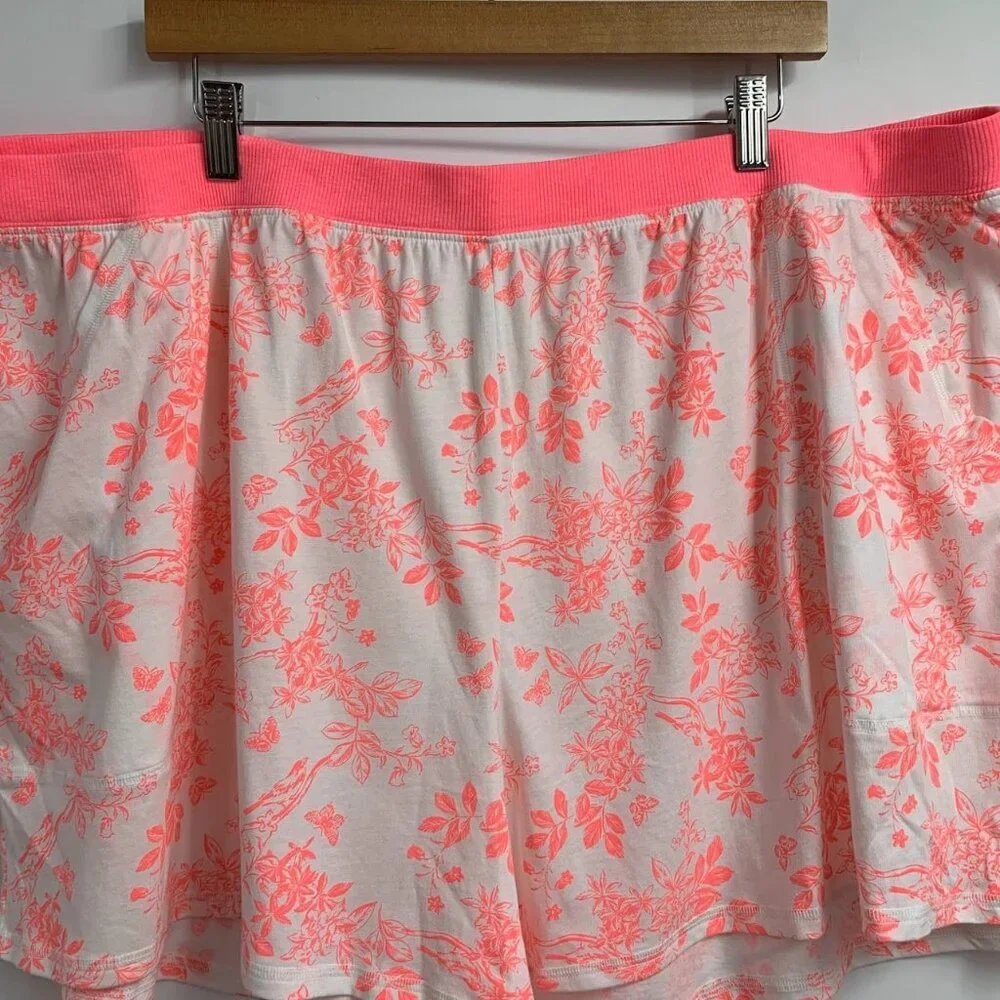 Sleep By Cacique Women's Cotton Floral High Rise Sleep Shorts SIze‎ 26/28